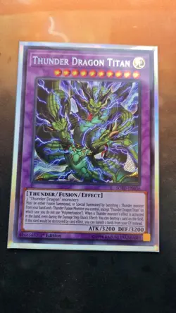 Thunder Dragon Titan SOFU-EN036 Secret Rare Yugioh 1st Edition Soul Fusion Mint - Image 1