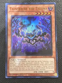 YuGiOh! - Tainted of The Tistina AGOV-EN088 Ultra Rare 1st Edition Near Mint - Image 1
