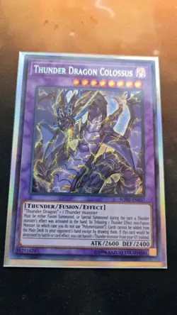 Yugioh Thunder Dragon Colossus SOFU-EN037 Secret Rare 1st Ed NM - Image 1