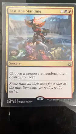 Last One Standing Battlebond Regular Magic CArd - Image 1