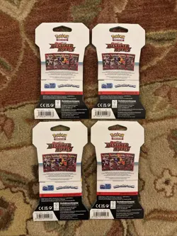 (4) Pokemon Destined Rivals Sleeved Booster Card Pack *Sealed* - Image 2