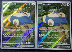 (2) Snorlax 051 Black Star Promo Cards Pokemon S&V 151 Set - Image 1