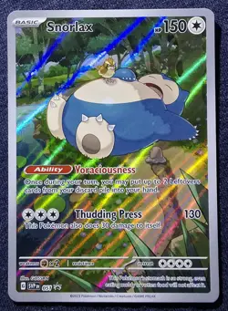 (2) Snorlax 051 Black Star Promo Cards Pokemon S&V 151 Set - Image 4