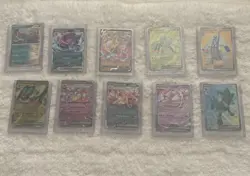 Lot Of 10 Pokemon Card Singles Lot Bundle EX Cards - Image 1