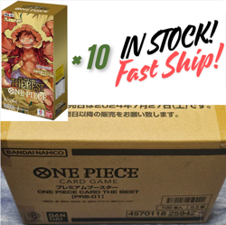 ONE PIECE Card Game PRB-01 The Best Factory Sealed 1 Case (10 Box) Japanese NEW - Image 1