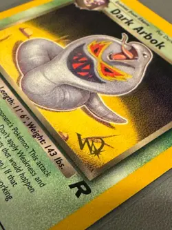 2001 DARK ARBOK #19 POKEMON CARD PROMO HONG KONG LEAGUE WIZARDS GOLD STAMP WOTC - Image 5