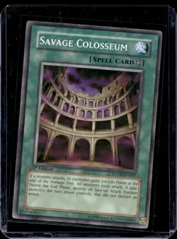 Savage Colosseum SOVR-EN047 Yu-Gi-Oh! Card Light Play 1st Edition - Image 1