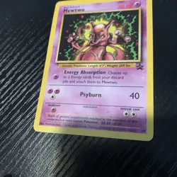 Pokemon Mewtwo Black Star Promo Card 14 WOTC Regular TCG MP-HP - Image 3