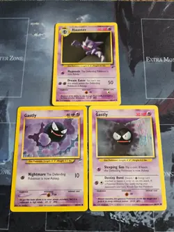 Haunter & Gastly Card Lot Base Set 2, Neo Destiny, Base 99-20 Vintage Pokemon LP - Image 1