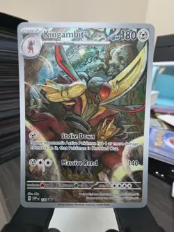 Kingambit 130 Sv: Scarlet & Violet Promo Cards Holo NM - Image 1