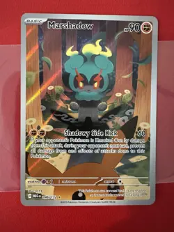 MARSHADOW ILLUSTRATION RARE POKEMON CARD 146/132 MEGA EVOLUTION NEAR MINT CLEAN - Image 1