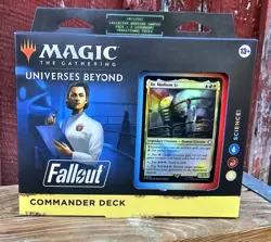 MTG Fallout Science Commander Deck Un-open Sealed Box 100 Card Deck - Image 1