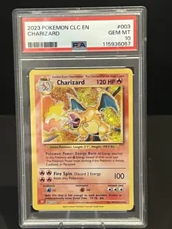 PSA 10 Charizard #003 2023 Pokemon CLC Classic Card Game - Image 1