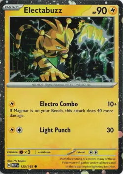 Electabuzz - (Cosmos Holo) Promo Miscellaneous Cards & Products 125/165 NM - Image 1