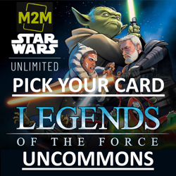 Star Wars: Unlimited - Legends of the Force (LOF) - PICK YOUR CARD - UNCOMMON NM - Image 1