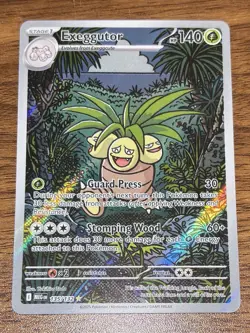 POKEMON TCG Mega Evolutions EXEGGUTOR IR Illustration Rare Card 135/132 - Image 1