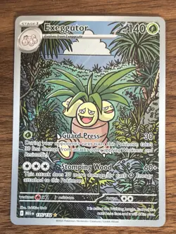POKEMON TCG Mega Evolutions EXEGGUTOR IR Illustration Rare Card 135/132 - Image 2