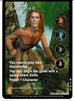 TOMB RAIDER CCG BIG GUNS RARE CARD B145 PANTHAR - Image 1