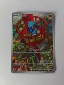 Riolu Holo 010 Black Star Pokemon Center Promo Card Near Mint NM - Image 1