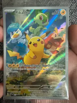 Pikachu 027 Sv: Scarlet & Violet Promo Cards Holo Paldea Evolved NM/M - Image 3
