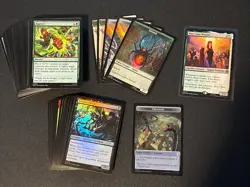Magic the Gathering Spider Man Lot of 91 Cards (25 Foils) - Image 1