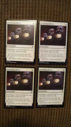 Magic: the Gathering / MtG Deafening Silence x4 Throne of Eldraine - Image 1