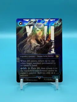 Jill, Shiva’s Dominant (Borderless) (Surge Foil) - FINAL FANTASY (FIN) - NM - Image 1