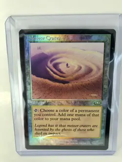 Meteor Crater- Planeshift - Rare - MTG - Foil - Nearly Mint - Image 1