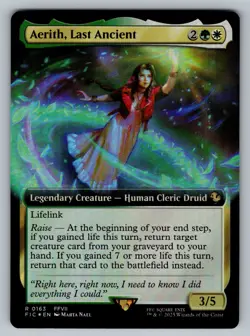 Aerith, Last Ancient (Extended Art) R Commander: FINAL FANTASY 163 NM - Image 1