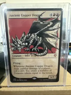 Ancient Copper Dragon (Showcase) Commander Legends: Battle for Baldur's Gate Reg - Image 1