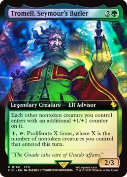 FIC Foil Extended Art TROMELL SEYMOUR'S BUTLER 1x Magic Final Fantasy MTG NM - Image 1