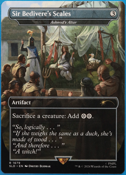 Sir Bedivere's Scales Ashnod's Altar (Secret Lair Promo) MINT (502538) ABUGames - Image 1