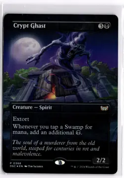 Foil Crypt Ghast Duskmourn: House of Horror LP x1 MTG Magic: the Gathering - Image 1