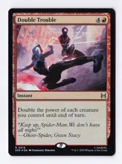 Double Trouble (Foil) 0013 (R) MTG Marvel's Spider-Man Eternal-Legal (SPE) - Image 1