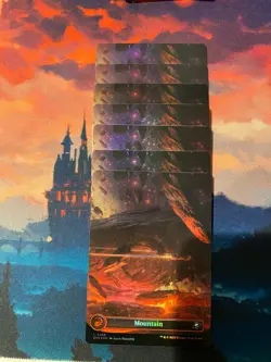 MTG Edge of Eternities Full Art Foil Mountain - Image 1