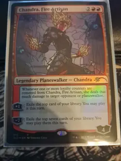 Chandra, Fire Artisan (Stained Glass) Secret Lair Drop Foil - Image 1