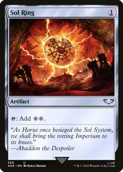 MTG Magic the Gathering Sol Ring (250/658) Warhammer 40,000 LP - Image 1