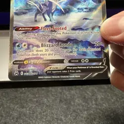 POKEMON Suicune V GG38/GG70 Crown Zenith: Galarian Gallery Holo NM - Image 4