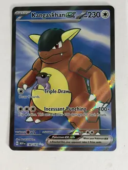 Pokemon TCG 151 Full Art Kangaskhan EX 190/165 Near Mint - Image 1