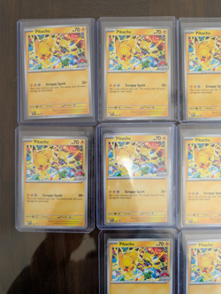 10x LOT 2025 Pokemon World Championship Black Star Promo Pikachu SVP 225 NM MINT - Image 2
