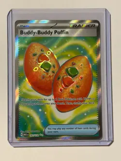 Pokemon Buddy-Buddy Poffin 167/132 Me01: Mega Evolution Ultra Rare Holo - Image 1