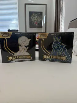 Pokemon Mega Evolution Gardevoir & Lucario ETB Elite Trainer Box Set of 2 - Image 1