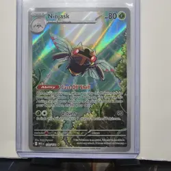 Pokemon TCG Mega Evolution #137/132 Ninjask Illustration Rare Holo English - Image 1