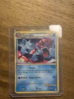 Gyarados 123/123 Shiny Pokemon TCG HeartGold SoulSilver Holo Foil Rare - Image 1