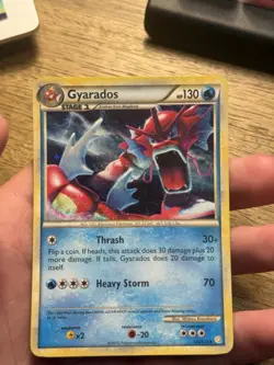 Gyarados 123/123 Shiny Pokemon TCG HeartGold SoulSilver Holo Foil Rare - Image 3