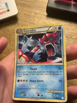 Gyarados 123/123 Shiny Pokemon TCG HeartGold SoulSilver Holo Foil Rare - Image 4