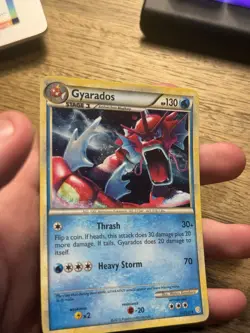 Gyarados 123/123 Shiny Pokemon TCG HeartGold SoulSilver Holo Foil Rare - Image 5