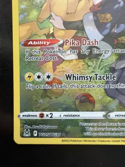 Pokemon Pikachu TG05/TG30 Swsh11: Lost Origin Trainer Gallery Holo (NM) - Image 4