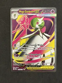Mega Gardevoir ex Full Art Ultra Rare 159/132 Pokemon Mega Evolution English - Image 1