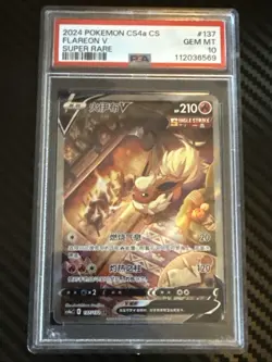 Pokemon TCG - PSA 10 Gem Mint - Flareon V cs4aC 137/132 Chinese Super Rare Holo - Image 1